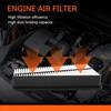 Engine Air Filter Compatible WithTacoma (2005-2015), 4Runner (2003-2009), Tundra (2005-2011),FJ Cruiser (2007-2009)- V6 4.0L- Replace#