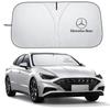 LRQ2   Car Windshield Sun Shade Cover Foldable Front Window Sun Visor Block UV Car Parasol Sunshade Protector Cover For Mercedes Benz