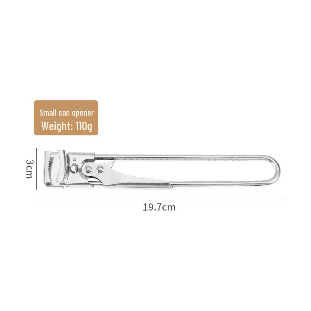 Регулируемый консервный нож из нержавеющей стали: Многофункциональный кухонный инструмент