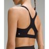 Lululemon Квадратный вырез Ультралу Спортивный бюстгальтер для тренировок Средняя поддержка Чашки B C Черный