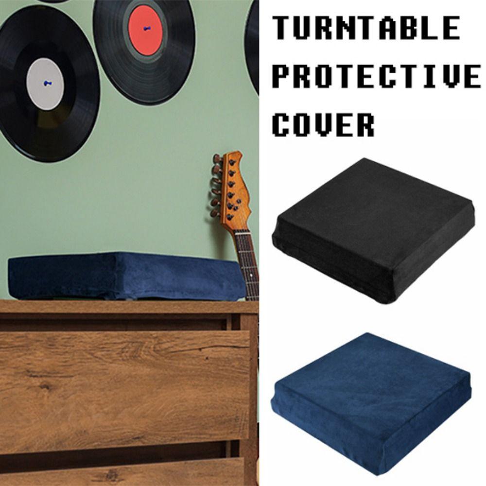 Washable Turntable Protective Cover Dustproof Turntable Dust Cover Case Household