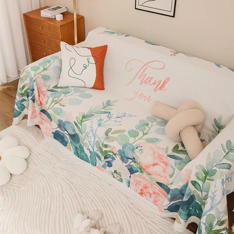 Чехол на диван, коврик для пикника, кровати, одеяла, одеяло, диван-кровать, универсальное декоративное одеяло