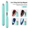 1/2 шт. Магнитная палочка для ногтей «Кошачий глаз» 3-в-1, двухсторонняя магнитная ручка для лака, инструмент для дизайна ногтей с магнитным эффектом «Кошачий глаз» для дома и салона для женщин