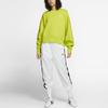 Nike Флисовая толстовка с вышитым логотипом и круглым вырезом, женская толстовка горчичного цвета CK0168-308