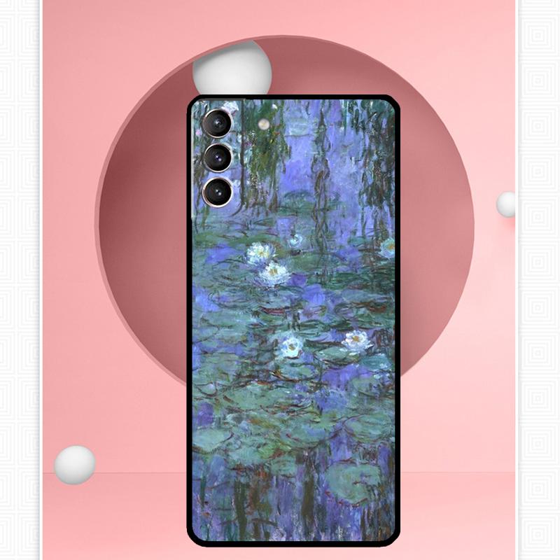 Чехол с изображением картины Клода Моне для Samsung Galaxy S24 Ultra S22 Plus S20 S21 FE S8 S9 S10 Note 10 20 S23 Ultra