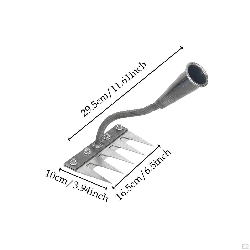 Садовые грабли Простые в использовании Сталь Эффективные Сверхпрочные для ландшафтных дизайнеров Двора На открытом воздухе Домовладельцев Садоводство