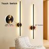 Indoor LED Touch Switch Wall Lamps for Bedroom Living Room AC85-265V LED Wall Lights Wall Sconce Interior Lighting AC85-265V
