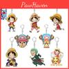 High Quality One Piece Film Red Luffy Zoro Keyring Bag Pendant Double Sided Acrylic Toy Figure Gift
