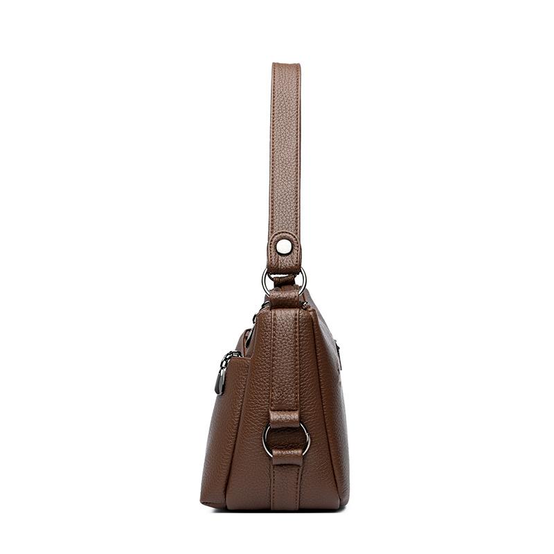 Женская сумка через плечо из ПУ большой вместимости