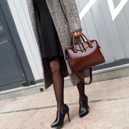 High Quality Casual Tote Bags Vintage Shoulder Large Capacity Women's Fashion Leather Bags