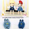 1/11 OB11Dolls For 1/12Bjd Doll Doll Overalls Obitsu11 Doll Accessories Denim Pants Doll Clothes
