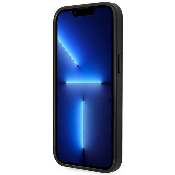 Чехол для iPhone 14 Plus Karl Lagerfeld Hardcase Saffiano Серебристый