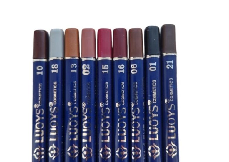 Карандаш для губ и глаз LUOYS Cosmetics (набор из девяти цветов)