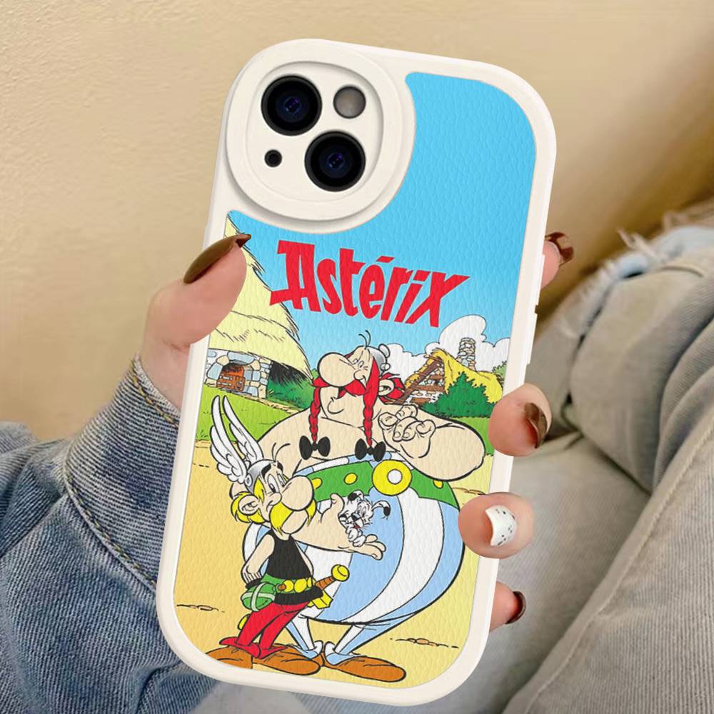 A-Asterix Et O-Obelix M-Manga Phone Case For IPhone 16 15 14 13 12 11 Pro Max Plus Leather Cover
