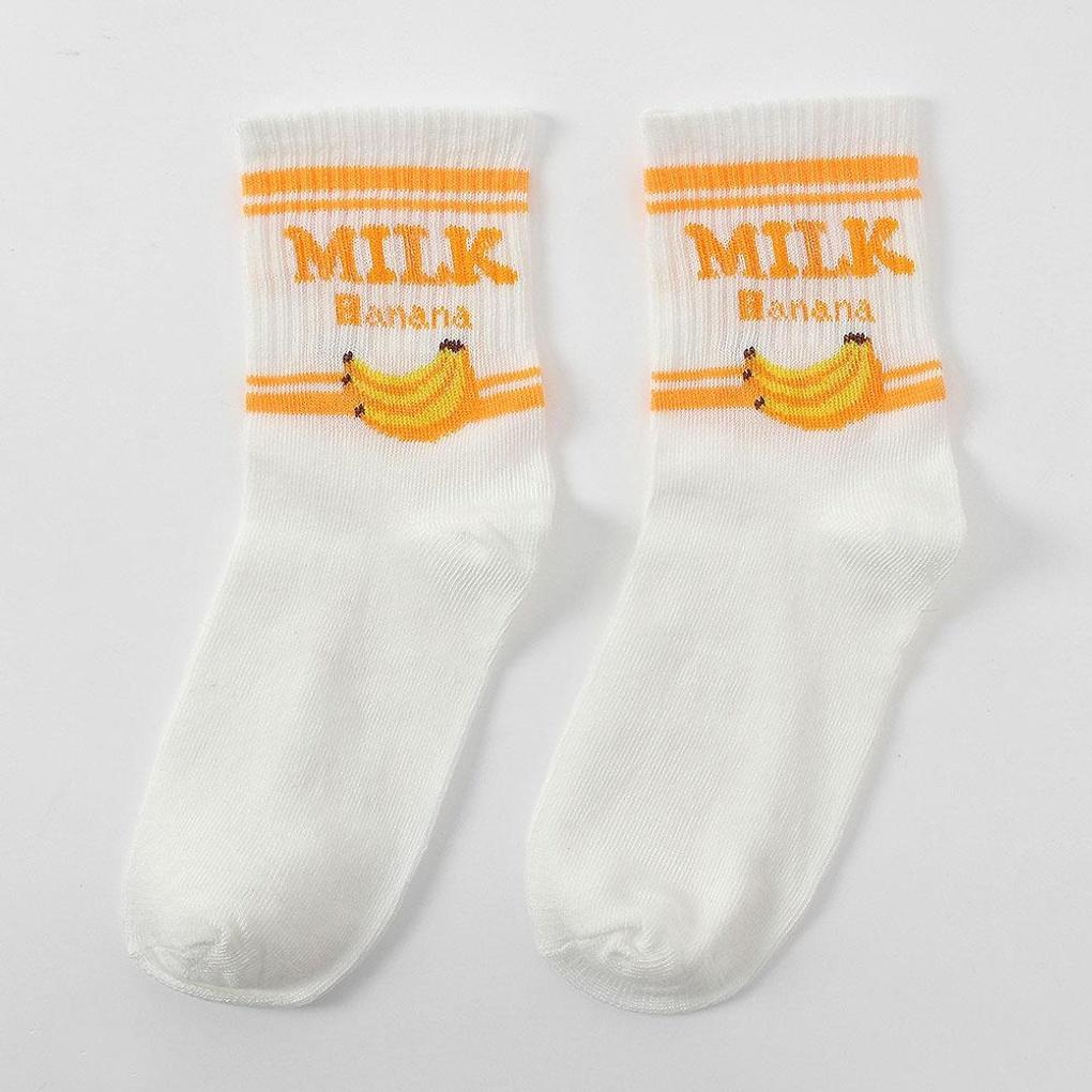 20 пар Женских носков среднего размера Milk Love Модные носки