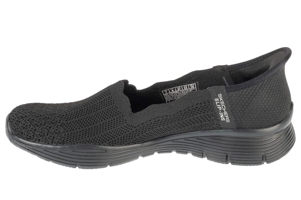 Skechers Slip-ins: Seager - Believe It, Womens black Sneakers