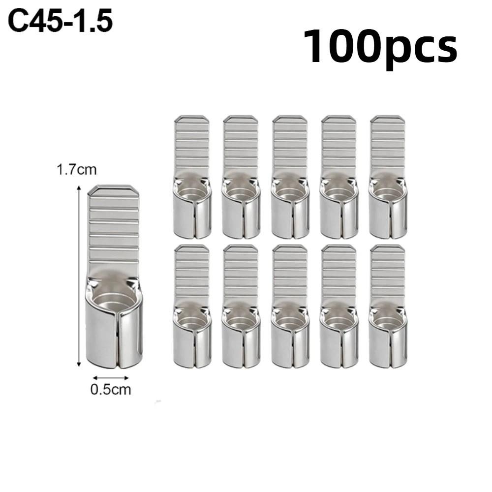 100 PCS Not Easily Oxidized C45 Pin Terminal Clamp Firmly Lug Insert Crimp Terminal  Lighting System