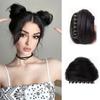 Синтетические кошачьи ушки, пучок для волос, заколки для волос, наращивание, натуральный вид, булочка, шиньоны, аксессуары для волос