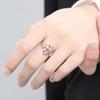 New Stars Opening Adjustable Rings for Women 3 Metal Color Delicate Female Accessories Party Daily Collocation Trendy Jewelry