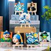 Набор для творчества Moc Brick: развивающие 3D-модели, мини-фигурки, игрушка для детей, девочек и мальчиков от 6 до 14 лет, подарок на день рождения.