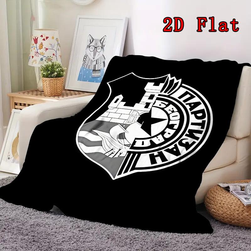 FK Partizan 2D Flat Pattern Flannel Blanket High quality All Seasons Warmth and Comfort Perfect for Christmas Gifts.NMT0928301