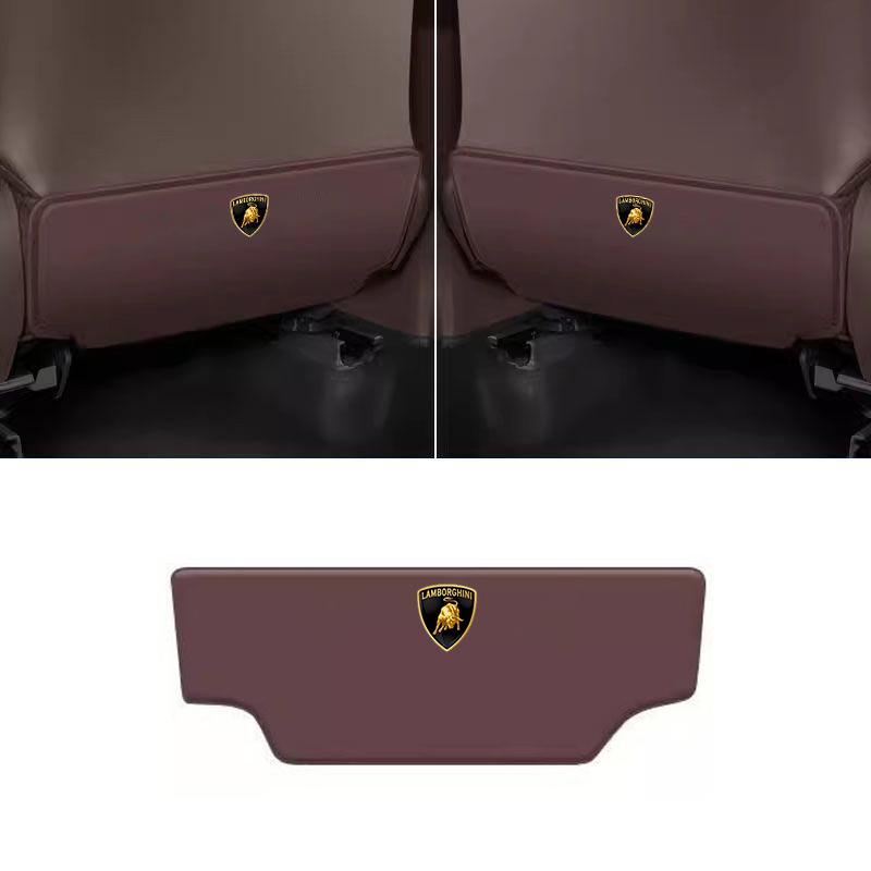 1pcs Car Seat Back Protector Mat Prevent Dirty Anti Kick Pad For Lamborghini LP570 LP610 Urus LP700 LP770 Gallardo Aventador