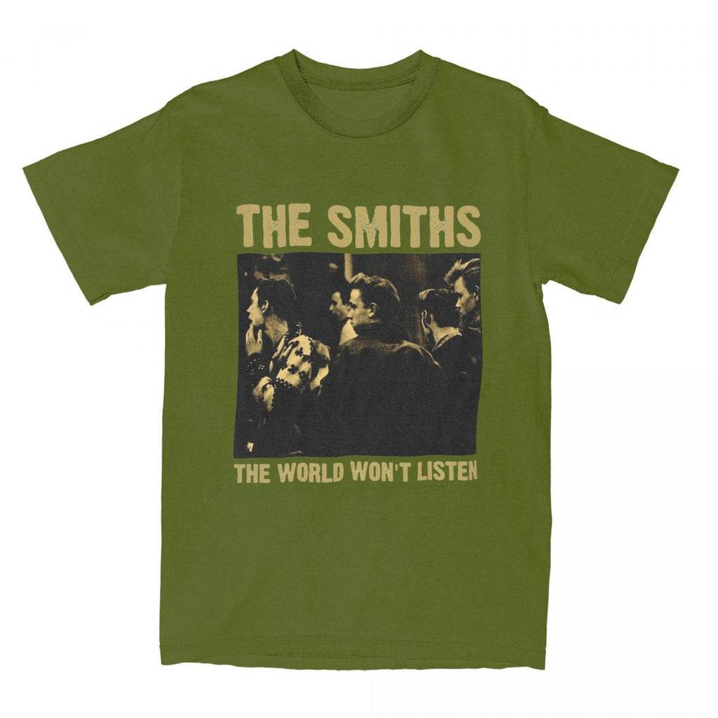Футболка The Smiths Летняя Мода С Принтом Y2K Забавные Футболки 100% Хлопок Футболка Харадзюку Для Мужчин С Короткими Рукавами Повседневная Одежда