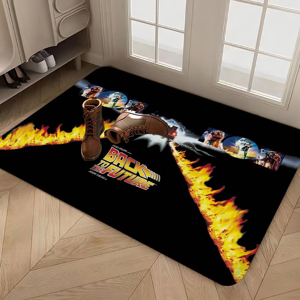 Back To The Future Kitchen Mat Kids Room Bedroom Decoration Balcony Anti-Slip Doormat Living Room Alfombra