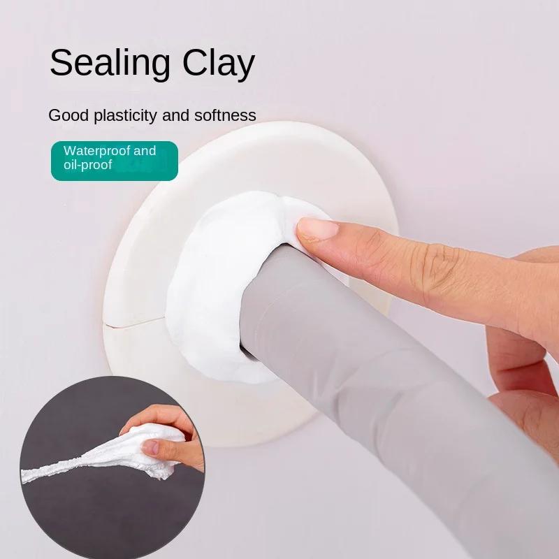3/6pcs Wall Hole Sealant Waterproof Sealing Solid Glue For Sewer Pipe Wall Hole Repair Pipe Air Conditioning Hole Plugging Glue