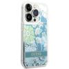 Guess Guhcp14Xlflsn Iphone 14 Pro Max 6,7 Zielony/Green Hardcase Flower Liquid Glitter