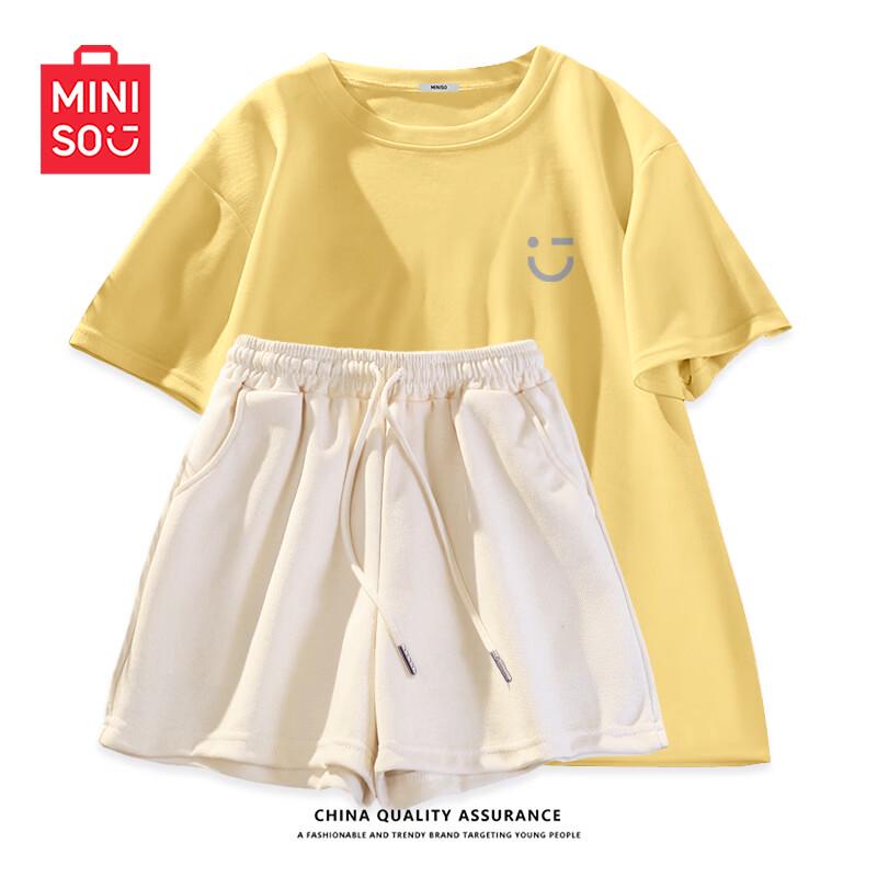 MINISO Женский повседневный спортивный костюм с шортами