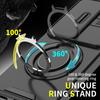 KEYSION 360°Rotating Ring Stand Phone Case for VIVO V40 Pro 5G Slide Camera Protection Magnetic Shockproof Cover for VIVO V40 5G