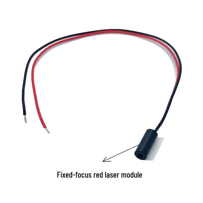 Black 650nm 0.3mW Laser Module Red Dot Calibration Laser, 4x10mm