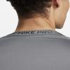 Nike Dri-FIT Slim Long-Sleeve Fitness Top Plain Logo Print Crew Neck Pullover T-Shirt Men Tops Gray FB7926-084