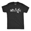 Mens Catastrophe T Shirt Funny Sarcastic Cat Kitten Joke Graphic Tee for Guys