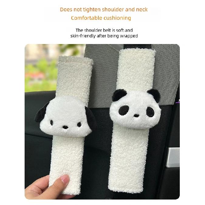1pcs Car Safety Belt Cover Pads Universal Auto soft Shoulder Cushion Protector Vehicle Seat Strap for Women and Children