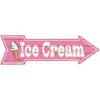 SMART BLONDE Ice Cream Novelty Metal Arrow Sign A-275