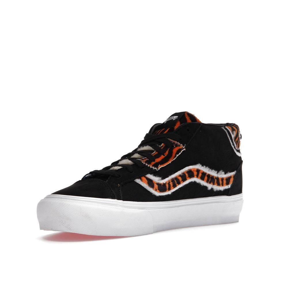 Vans Mid Zoo Skool VLT LX Unstuffed Animal — кроссовки унисекс Tiger, черные VN0A7Q4S91U