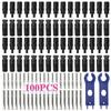 200/100/40/20/10 Pcs DC Solar Connector 1000V30A Panel Stecker IP67 Waterproof  Connectors Kit for PV/MC Cable 2.5/4/6mm