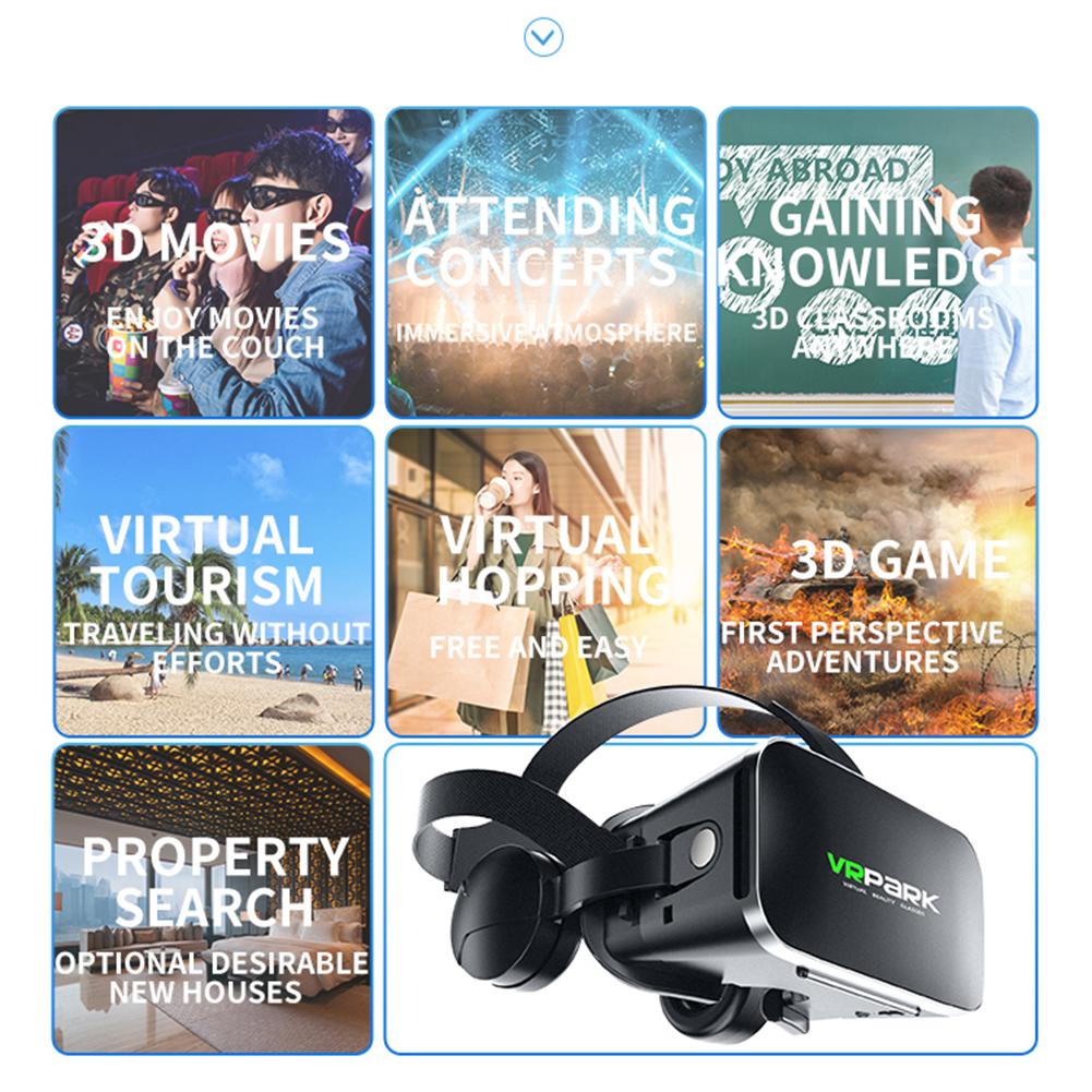 Очки виртуальной реальности VR, 3D-шлем, Bluetooth, Шлем для смартфона, Линзы с защитой от синего света