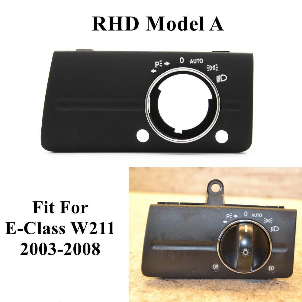 RHD правый привод приборной панели фара переключатель крышка накладка для Mercedes Benz W211 E Class320 350 550