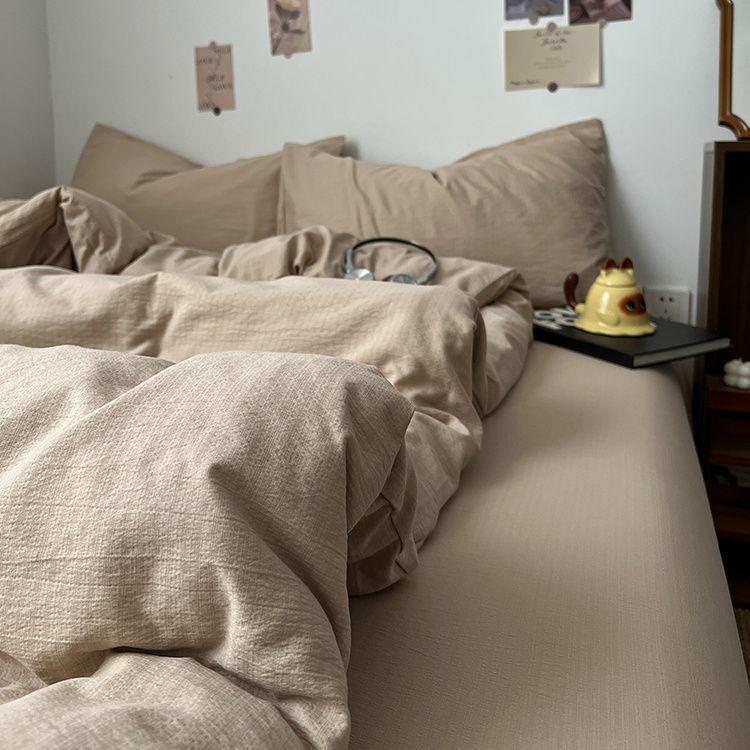 G5Zins Супермягкий двухслойный муслиновый комплект постельного белья - Пододеяльник и простыня - Для всех сезонов, Идеально для общежитий.