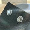 Vinregem 1.5CT 6*8 мм бриллианты овальной огранки 100% стерлинговое серебро 925 пробы 3EX VVS1 настоящий муассанит драгоценный камень серьги-пусеты ювелирные изделия для женщин