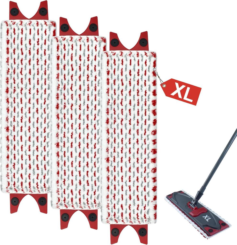 Сменные насадки для швабры с распылителем, совместимые с Vileda Ultramax XL Spray Mop, Микрофибровые насадки для швабры, Чистящие насадки для швабры, Моющиеся и многоразовые