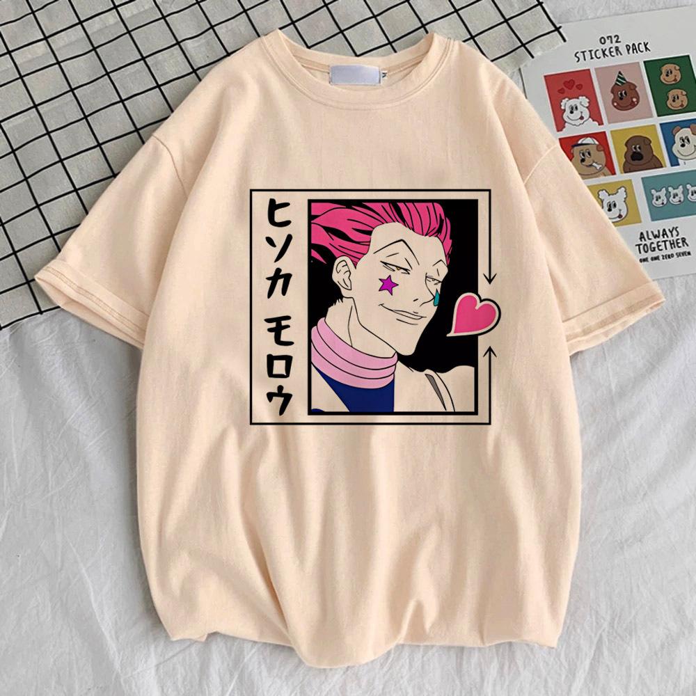 Hunter x Hunter top tees female Colorful streetwear Gothic korean clothes shirt Vintage 80s Comfortable kawaii Breathable Trendy