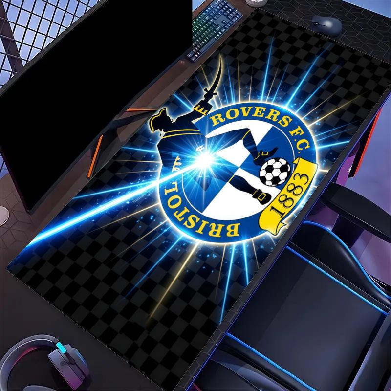 Подушка с принтом Bristol Rovers Нескользящий коврик для ноутбука, планшета, большой коврик для мыши XXL Коврик для мини-ПК с заблокированным краем
