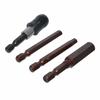 23Pcs Hex Head Allen Wrenches Drill Bit Set Steel Magnetic Tip Hex Bit Set 60mm Long 1.5/2/2.5/3/4/5/5.5/6/8/10/12mm