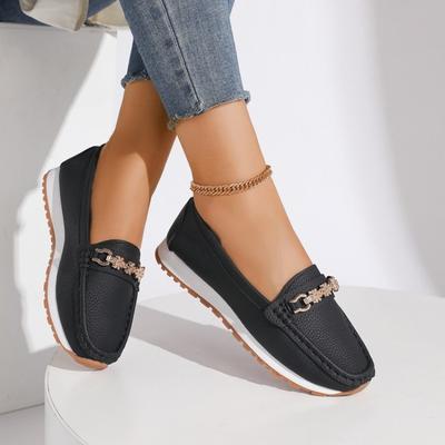 Новая женская обувь большого размера с круглым носком, мелким вырезом, низким каблуком и плоской подошвой для удобной и повседневной носки