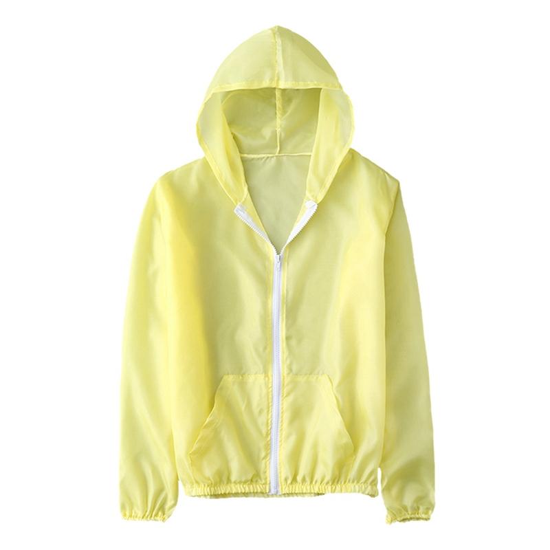 Outdoor Casual Loose Sunscreen Blouse Sun Protection Beach UV Jacket Women Solid Color Wild Thin Coat Anti-UV Breathable Hooded
