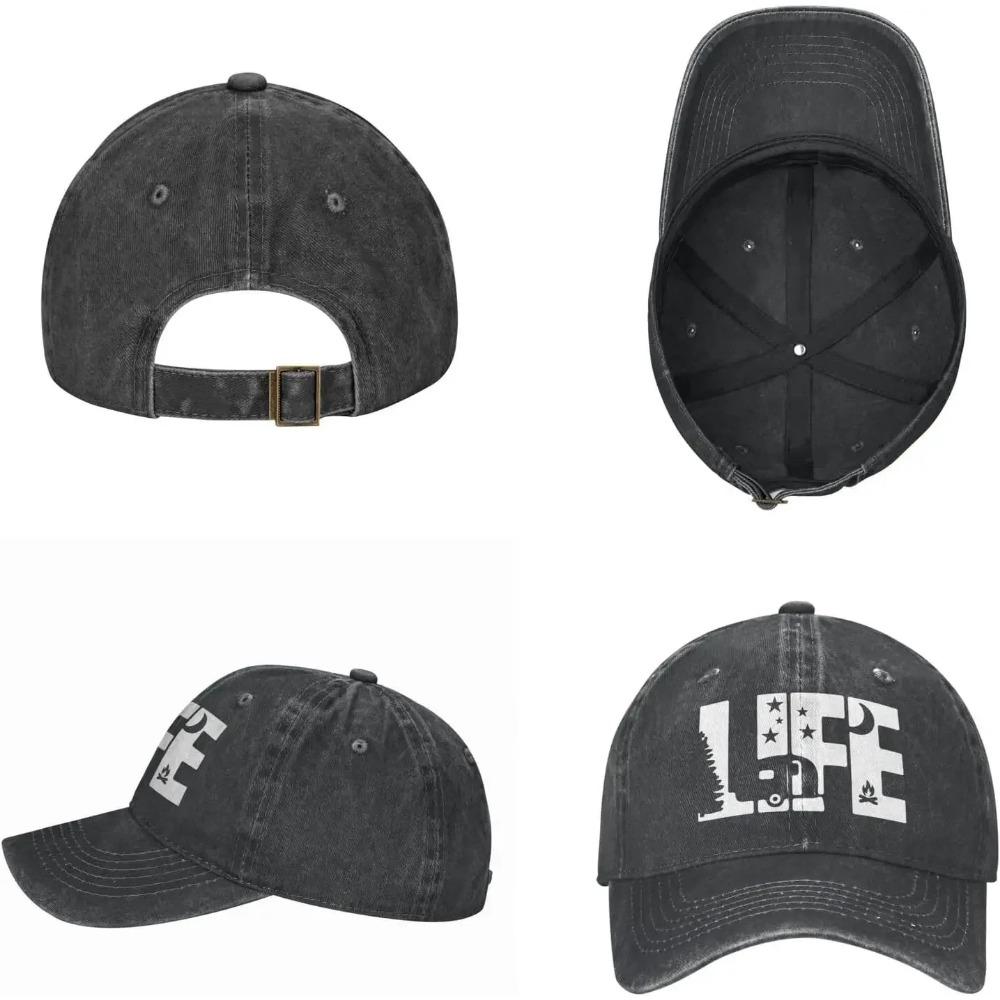 Добро пожаловать в наш кемпинг джинсовая бейсболка гольф папа шляпа регулируемая оригинальная классическая с низким профилем хлопковая шляпа мужчины женщины